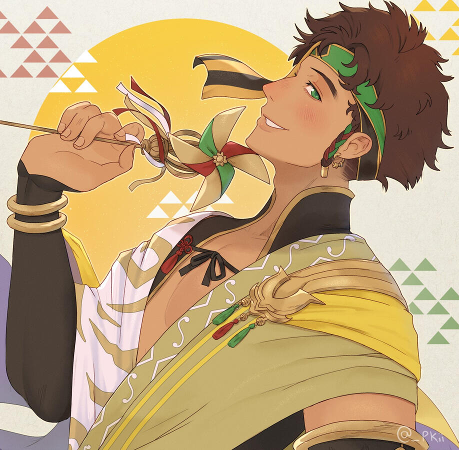 Wind God Claude A5 print Wind God Claude A5 print