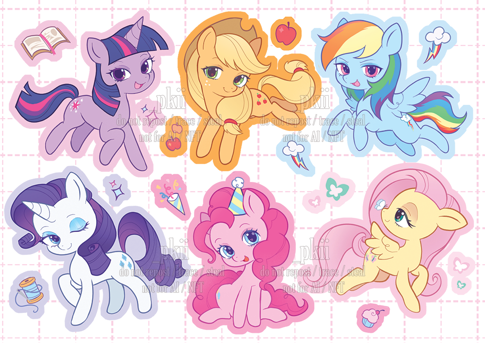 my little pony sticker sheet