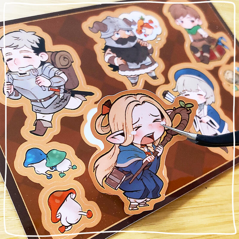 dunmeshi sticker sheet dunmeshi sticker sheet